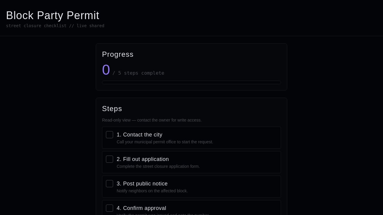 street-permit-checklist